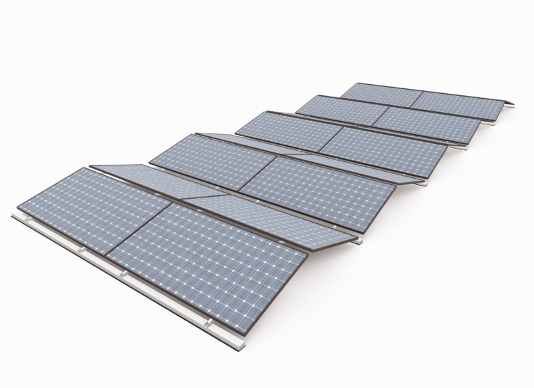 Solaranlage PV-Anlage Flachdach leicht flexibel modular